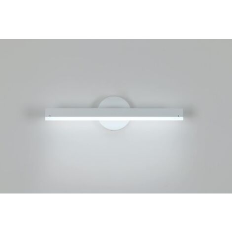 COMELY Applique Murale Interna LED Bianco 12W, Lampada da Parete in Alluminio Girevole a 360°, Applique Murale Moderna per Soggiorno, Camera da Letto, Scale e Corridoi - Luce Bianca 6500K