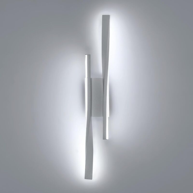 Applique Murale led Intérieure, 16W Lampe Murale Moderne, Blanc Lumière Blanche Froide 6500K Luminaire Mural led Interieur pour Chambre Couloir Salon