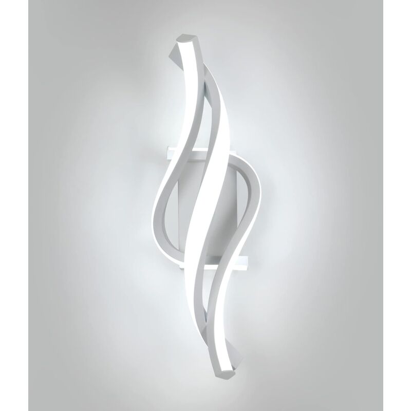 Comely - Applique Murale Intérieure led, Lampe Murale Moderne 22W, Applique Murale Créative pour Chambre, Salon, Escalier, Couloir - Blanc - Lumière