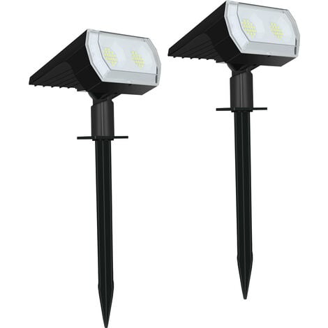 InnoGear Luces solares para exteriores, luces solares impermeables para  exteriores, focos solares para exteriores, focos para patio, iluminación de