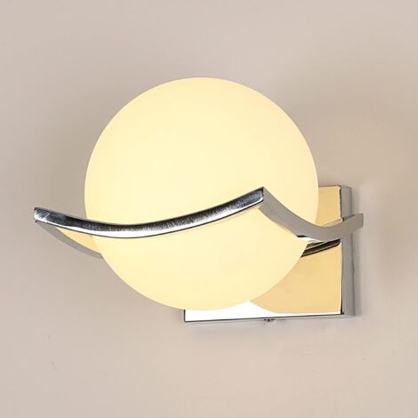 COMELY Indoor Wall Light, Ball Wall Lamp, E27 Modern Decorative Wall Lamps for Bedroom Staircase Hallway (Bulbs Not Included) [Energy Class E]