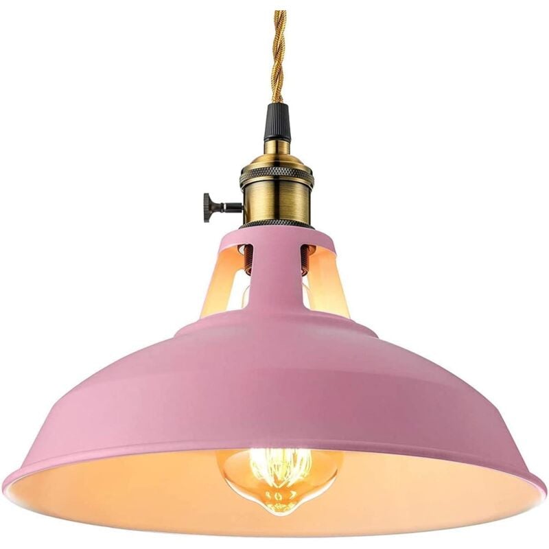 Image of COMELY Lampada a Sospensione per Sala da Pranzo Stile Industriale Retrò Scandinavo E27 Decorativa per Soffitto Illuminazione Sospesa Stile Scandinavo