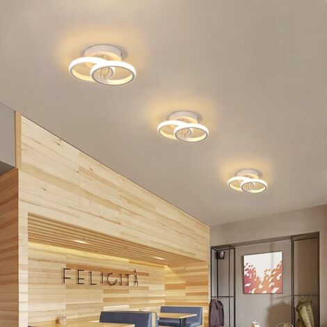 COMELY LED-Deckenleuchte, LED-Deckenleuchter, Deckenleuchte, warmweiß 3000 K, 22 W, moderne schicke Acryl-Deckenleuchte, Beleuchtung für Küche, Wohnzimmer, Schlafzimmer (Warmweiß)