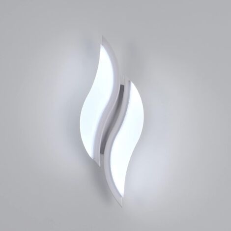 COMELY LED Wall Light, White, Acrylic Metal, Indoor Wall Lamp for Living Room Bedroom Entrance Modern 12W (White Light)