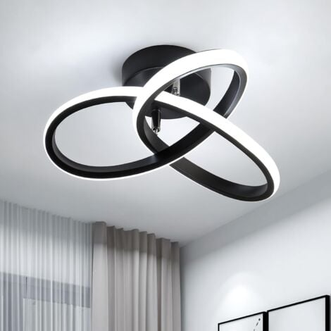 COMELY Plafoniera LED moderna, 22W 2500LM, design a forma di trifoglio, luce bianca 6500K, per camera da letto, cucina, balcone, corridoio [classe energetica E]