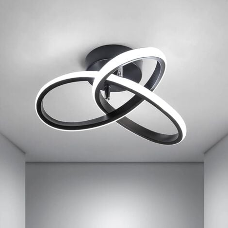 COMELY Plafoniera moderna a LED, lampadario in acrilico 22W, lampada da soffitto a forma di fiore per soggiorno camera da letto, diametro 24 cm, luce bianca 6000K