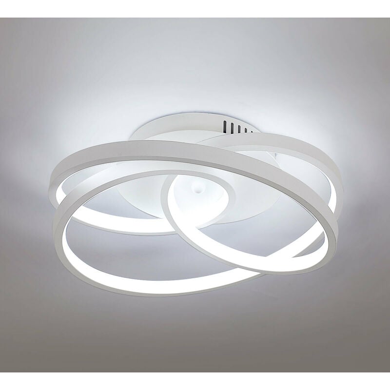 Plafonnier led 40W 4500LM Blanc Créatif Luminaire Moderne 6500K pour Plafond Salon Chambre - Comely