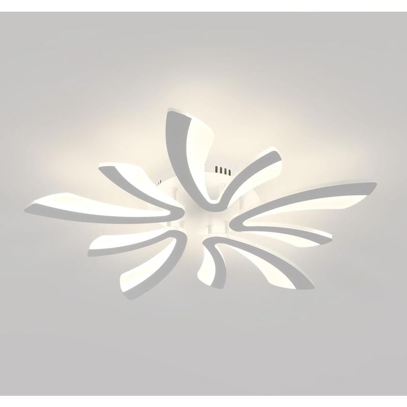 Comely - Plafonnier led, 50W 5625LM Lampe de Plafond, Moderne Luminaire Plafonnier pour Salon, Chambre à Coucher, 70cm, Lumière Naturelle 4500K,