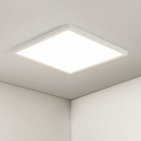 Plafonnier LED pour salle de bain Leonis blanc IP44