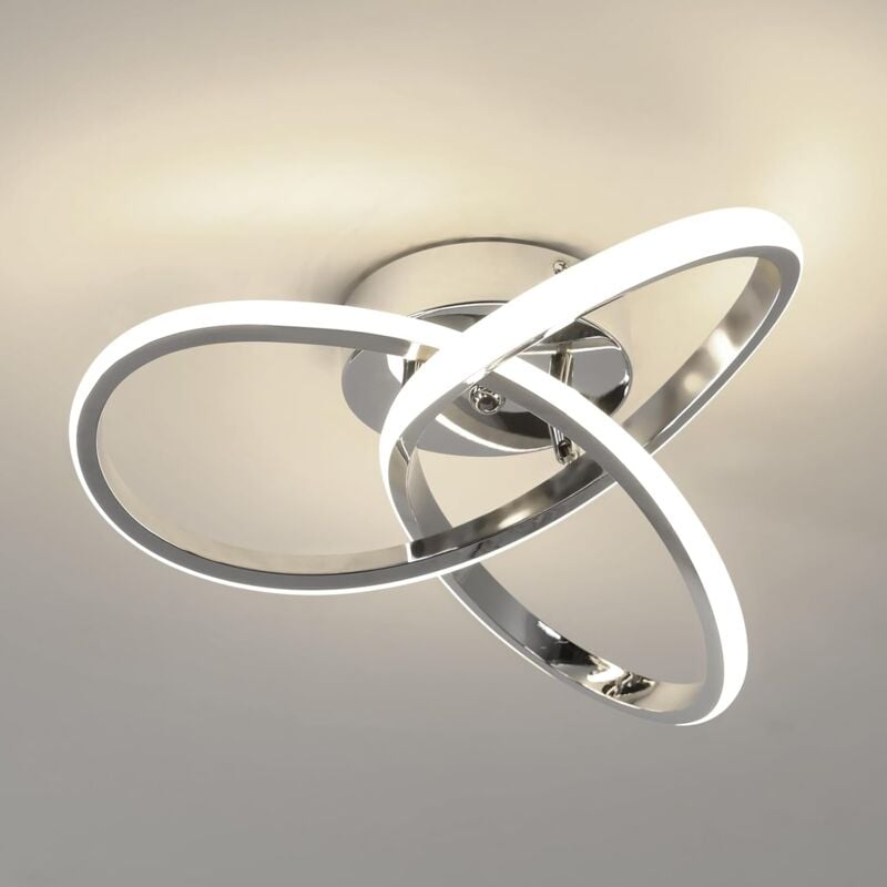 Comely - Plafonnier led Moderne, Luminaire Plafonnier led Créatif en Aluminium 30W, Lampe de Lustre pour Cuisine, Salon, Chambre, Salle à Manger