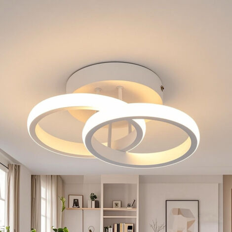 Comely – Plafonnier LED rond 22W 2700LM – Lumière blanche chaude 3000K – Métal et silicone – Dimensions 24cm x 16cm – Installation rapide