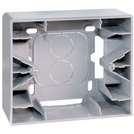 COMETE Cadre saillie 1 poste type A SILVER (61391A)