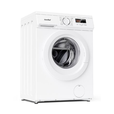 Comfee – Lave-linge hublot 8 kg – 15 programmes – Vapeur – 1400 trs/min – Smart moteur inverter – Classe A – Blanc