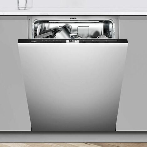 Façade lave-vaisselle intégrable Lovia Noir Mat L 60 cm - Cuisineandcie