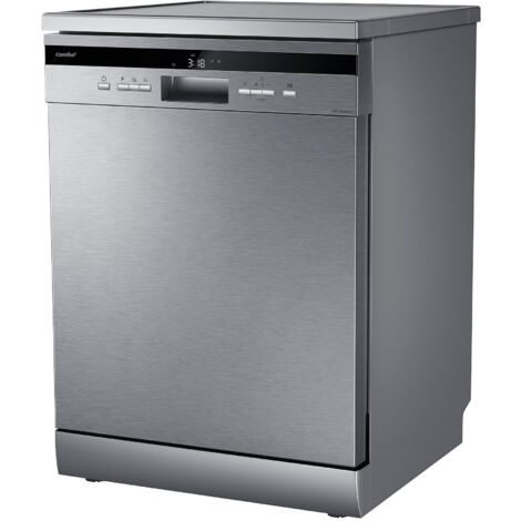 Comfee – Lave-vaisselle pose libre 14 couverts – 8 programmes de lavage – 44 dB(A) – Départ différé – Demi-charge – Acier inox – Classe énergétique C