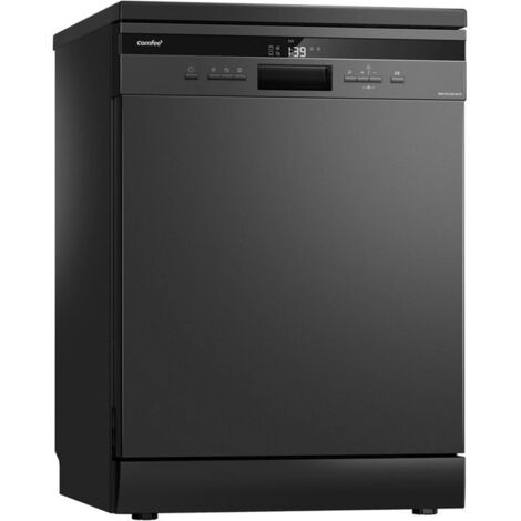 Comfee – Lave-vaisselle pose libre 60cm 42dB – 15 couverts – 8 programmes – Affichage LED – Acier inoxydable – Énergétique C