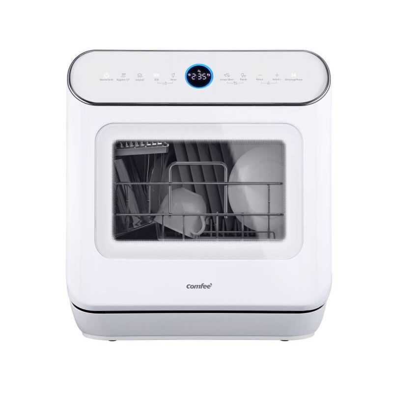 Comfee - Mini Lave-vaisselle mini plus pose libre TD305-W L42cm 58db avec 3 couverts 8 programmes Commande tactile Blanc