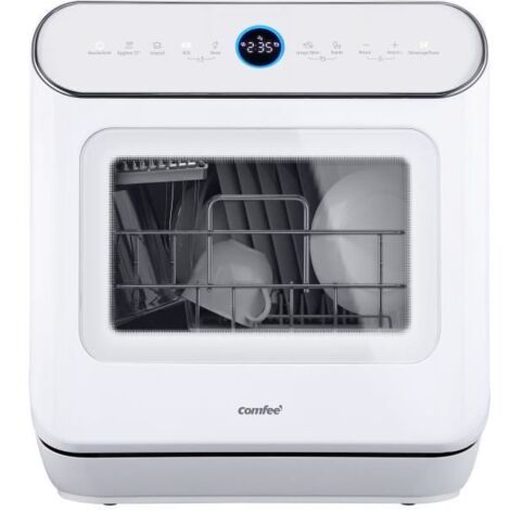 Mini lave vaisselle compact WASHCLEAN Blanc ABS 3 couverts
