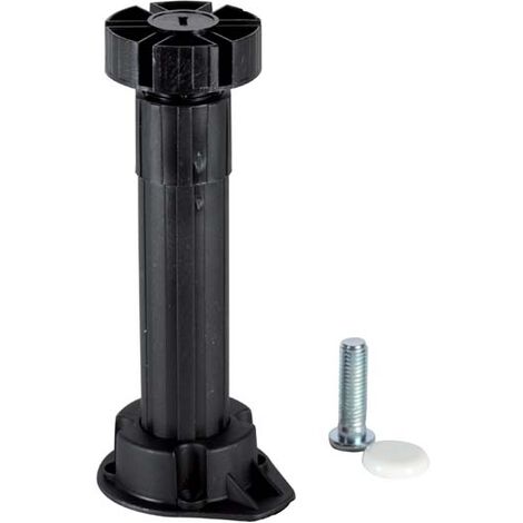 COMFERUT Piede per cucina pvc nero h.100