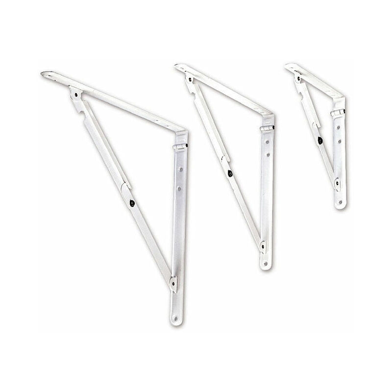 Reggimensola pieghevole 40 cm bianco 1pz