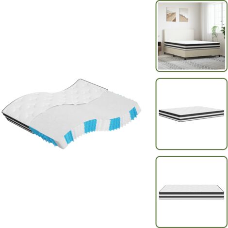 Comfort durante il sonno - vidaXL Materasso a Molle Insacchettate Medio 160x200 cm - Allevia pressione