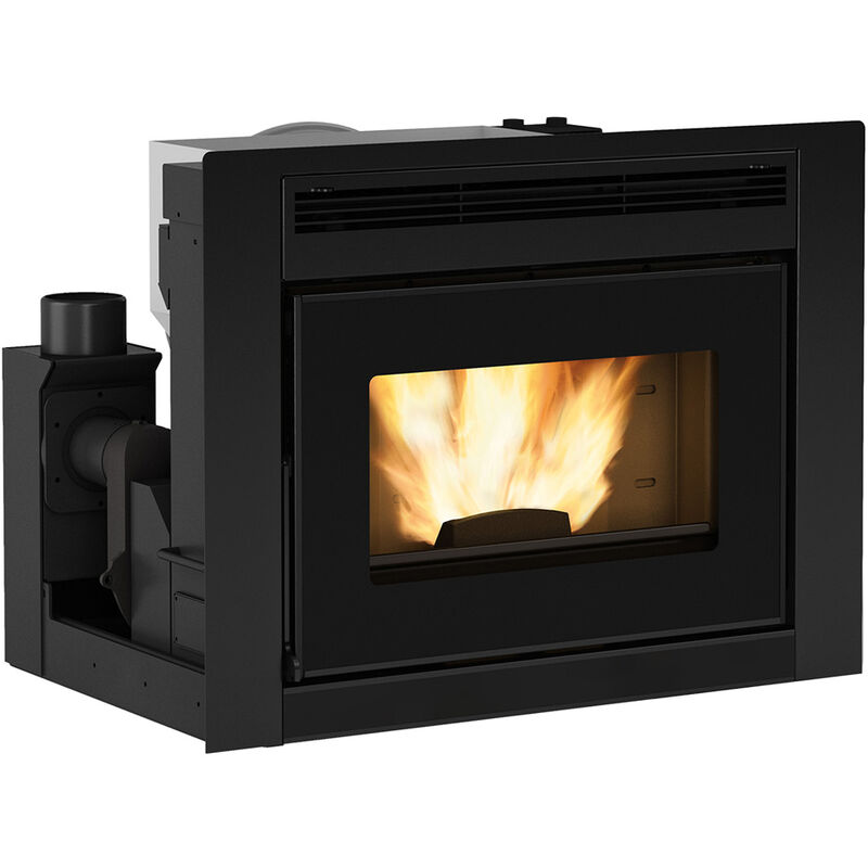 Extraflame - Thermo Insert Pellet Comfort Idro L80 Kw 21 Mm 821X608 H.Mm 648