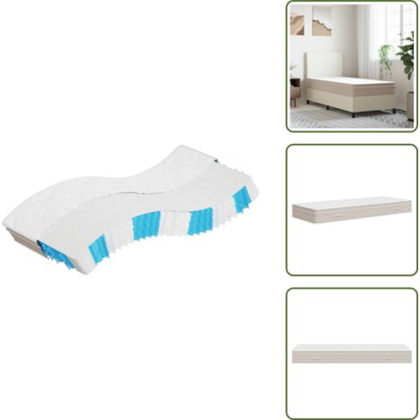 Comfort notturno - vidaXL Materasso a Molle Insacchettate Medio 90x200 cm - Molle insacchettate
