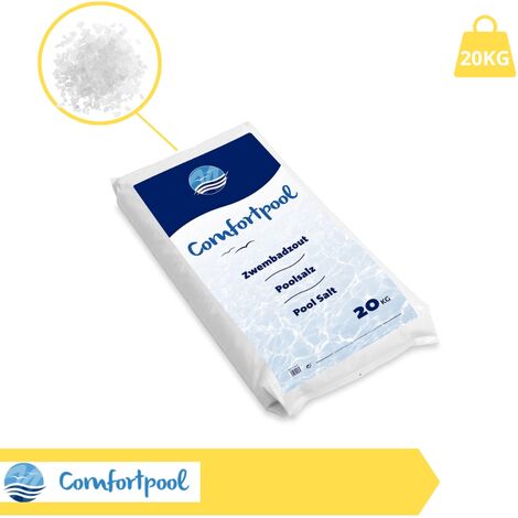 Comfortpool - Sel de piscine - 20 kg - Blanc