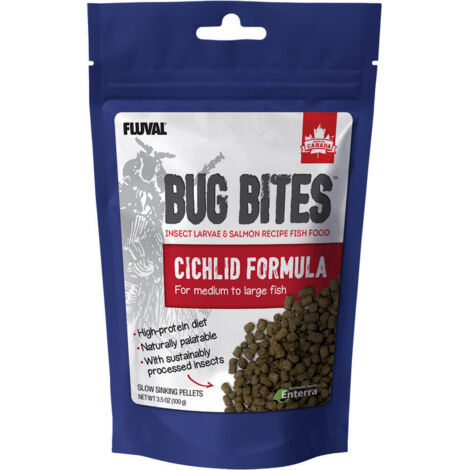 Comida a base de insectos para cíclidos Fluval Bug Bites