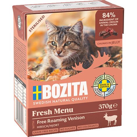 Comida h煤meda para gatos esterilizados EN GELATINA CON VENECIA 6x370G