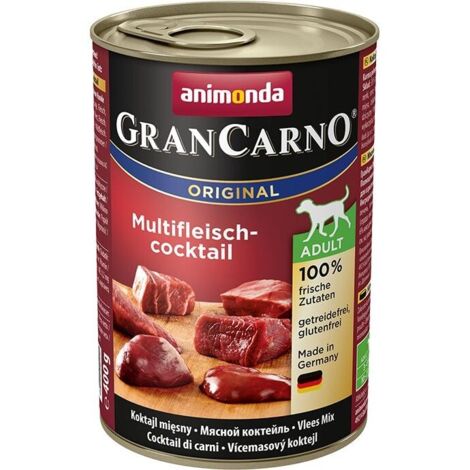 Comida húmeda para perros ANIMONDA Grancarno Adult cóctel de carne 24x400g
