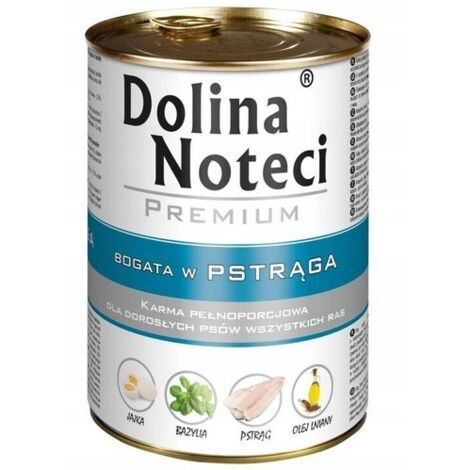 Comida húmeda para perros Dolina Noteci Premium Trucha (lata de 400 g)