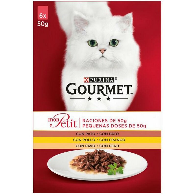 

Comida para gato Purina Gourmet (6 x 50 g)