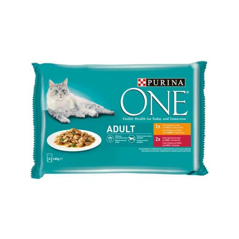 

Comida para gato Purina One Adult (4 x 85 g)
