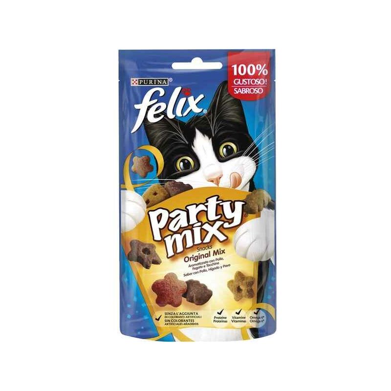 

Comida para gato Purina Party Mix Original Pollo (60 g)