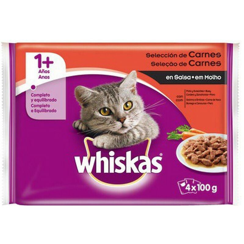 

Comida para gato Whiskas (4 x 100 g)