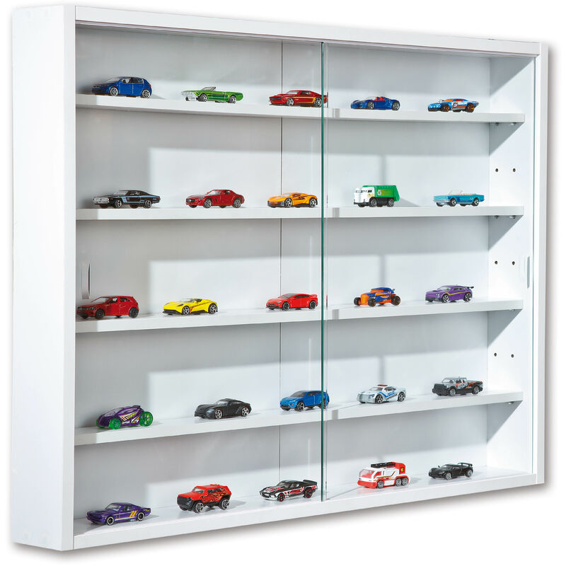 Ebuy24 - Comit Vitrine murale, 2 portes vitrées, blanc.