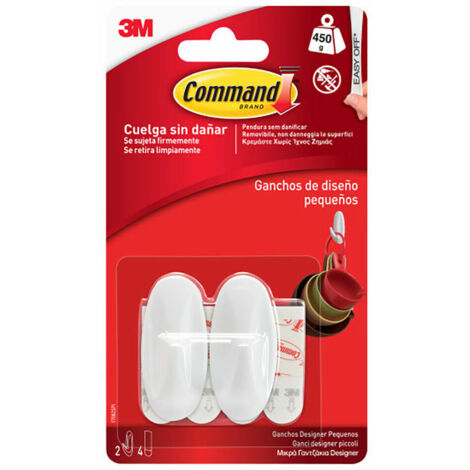 Command Piccoli Ganci di Design Appendere Senza Danni