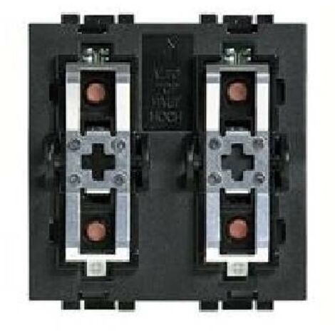 Commande 1 ou 2 fonctions lumière/volets Livinglight MyHOME BUS BTICINO L4652/2