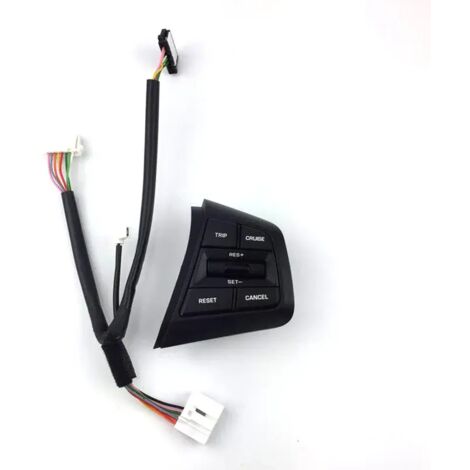 Commande au volant avec régulateur de vitesse pour Hyundai Creta IX25 1.6L et 2.0L, télécommande, bouton de volume, témoin lumineux bleu côté droit-AquaForge
