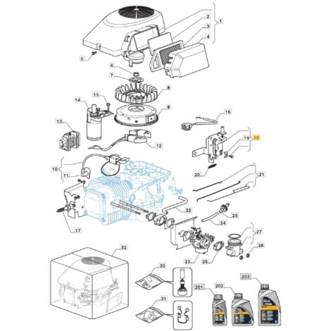Commande d'accélérateur pour tracteur de pelouse ORIGINAL STIGA 118550331/1