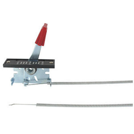 Commande d'accélération universelle en métal avec câble. L câble:1200mm ,L gaine: 1100mm, Course:43mm.