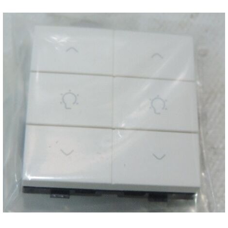 Commande de variateur 6 touches blanche série Home Control NIKO 101-51046