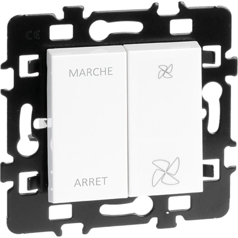 Interrupteur Vmc 2 Vitesses Avec Arrêt Castorama