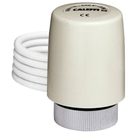 Commande électrothermique avec microrupteur auxiliaire Caleffi 656112-656114  230V
