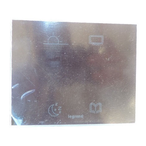 Commande graphite multifonctions tactile Bus icone Relax MyHome Céliane Legrand