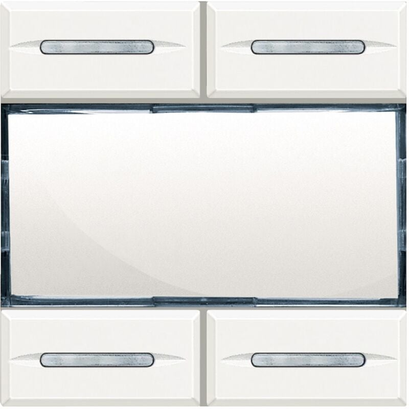 Commande KNX Axolute 4 touches / 4 appuis blanc BTICINO HD4680KNX