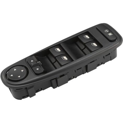 Commande Leve Vitre C4 Panneau de Contrôle Fenêtres Gauche 6554.YH Commutateur Interrupteur Bouton Lève Vitre pour Citroen C4