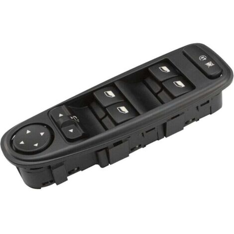 Commande Leve Vitre C4, Panneau de Contrôle Fenêtres Gauche 6554.YH Commutateur Interrupteur Bouton pour Citroen C4 Grand Picasso 96639383ZD