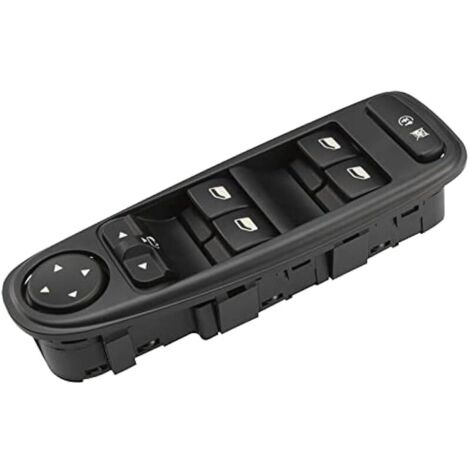 Commande Leve Vitre C4 Picasso Panneau de Contrôle Fenêtres Gauche 6554.YH Commutateur Interrupteur Bouton Lève Vitre pour Citroen C4 Grand Picasso 96639383ZD